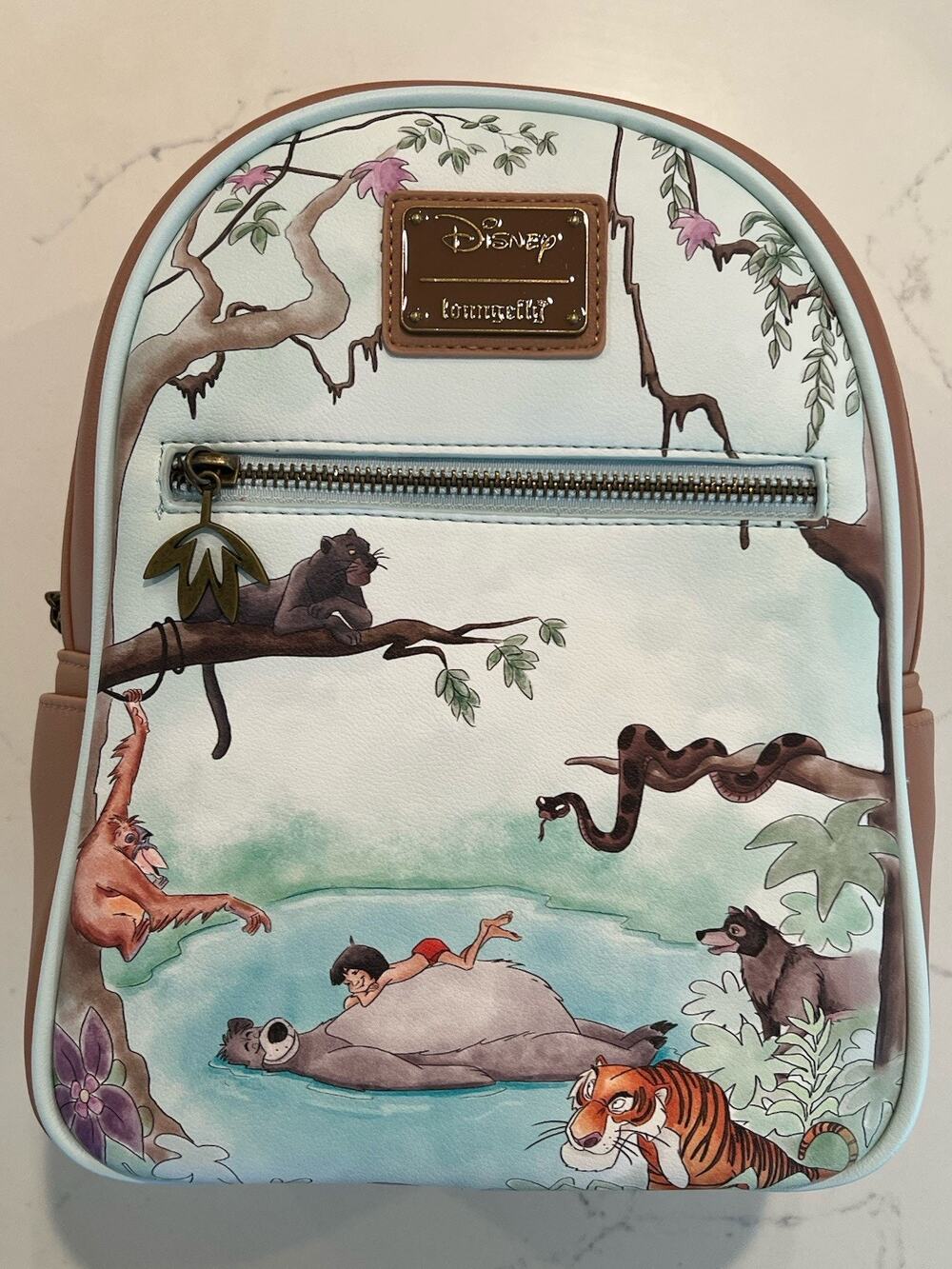 Loungefly Disney Jungle Book Mini Backpack Baloo Mowgli Bagheera Kaa
